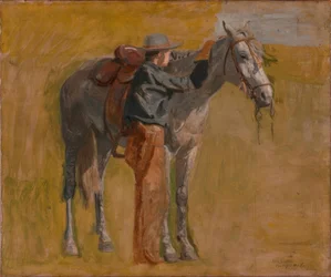 Th. Eakins, Cowboy (Studie)